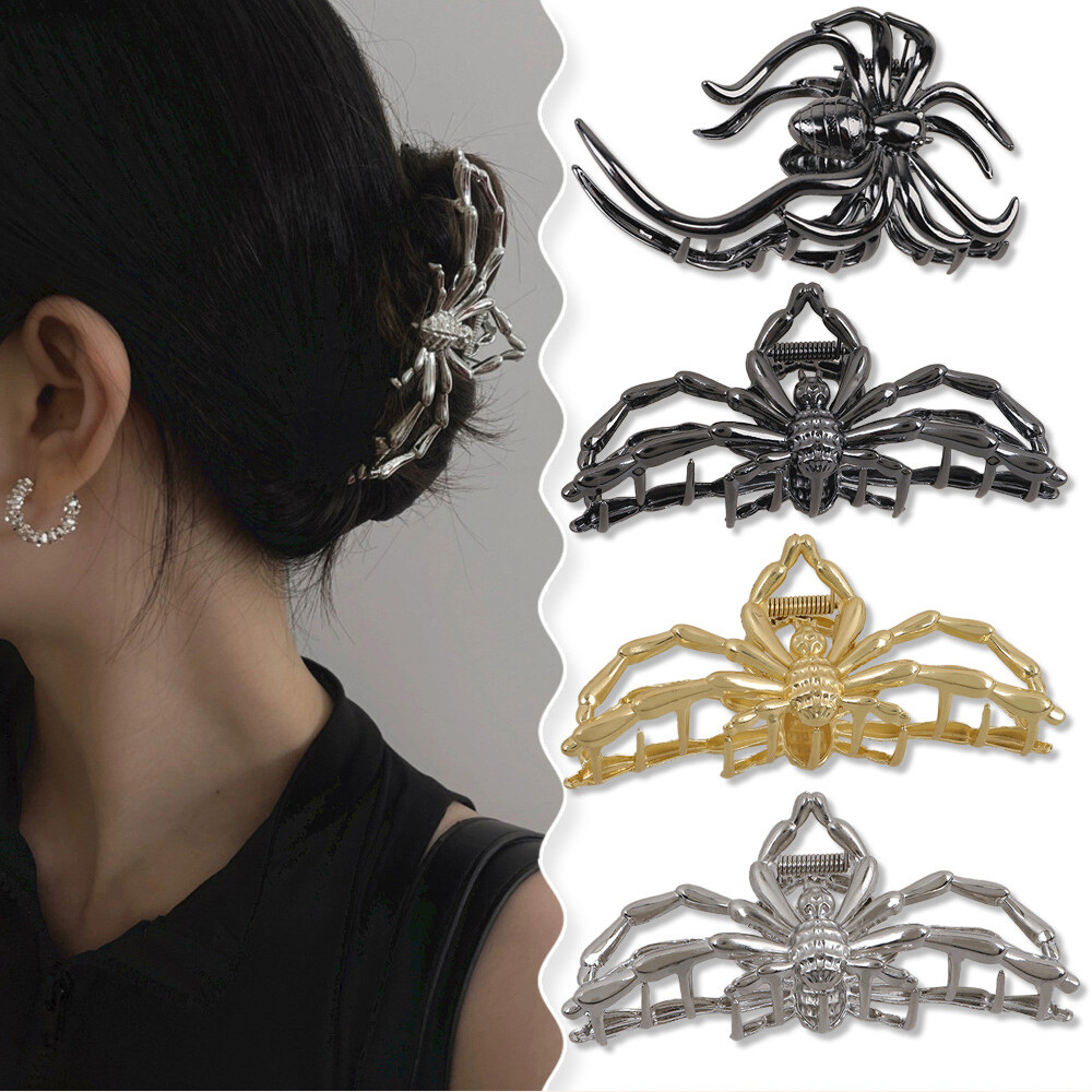 Large Spider Shark Clips Claw Halloween Party Ponytail Hairpin Hair Accessories