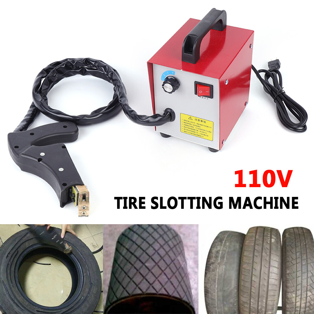 Red Tire Regroover 350W Tread Cutting Machine Manual Truck Car Tire Tyre Slottin