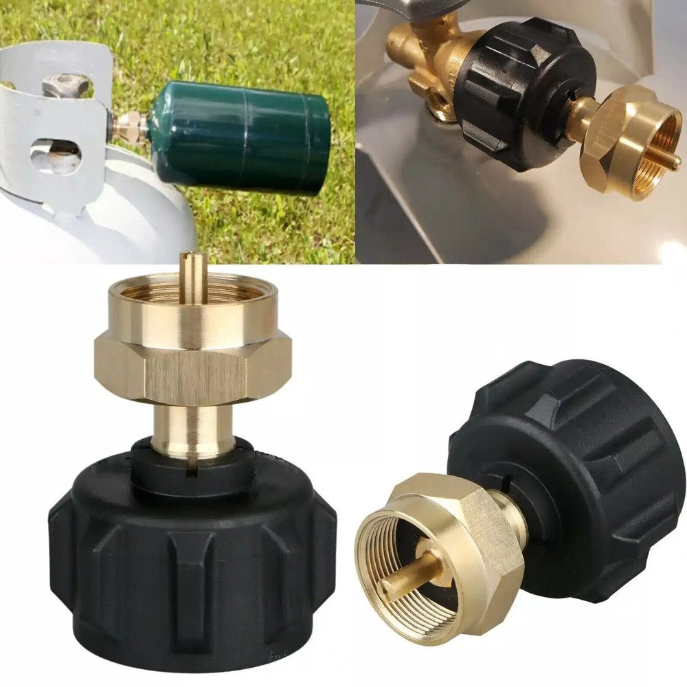 Outdoor 1 Pound Propane Cylinder Adapter   Camping Bottle Connector