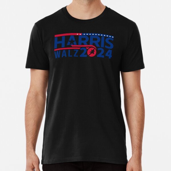 Harris Walz Gift Premium Political Support Made in USA T-Shirt S-5XL