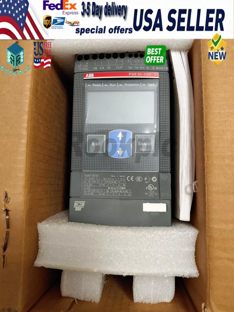 PSE30-600-70 Soft Starter 30A NEW IN STOCK ABB ship by UPS US Free TAX