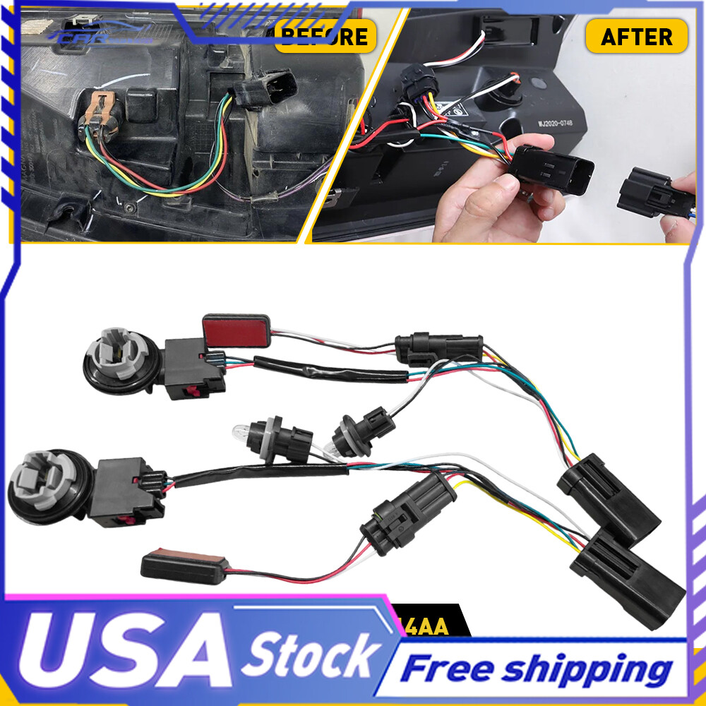 Upgrade Your Ram 2013-2018 LED Tail Lights with Conversion Wire Harness Kits