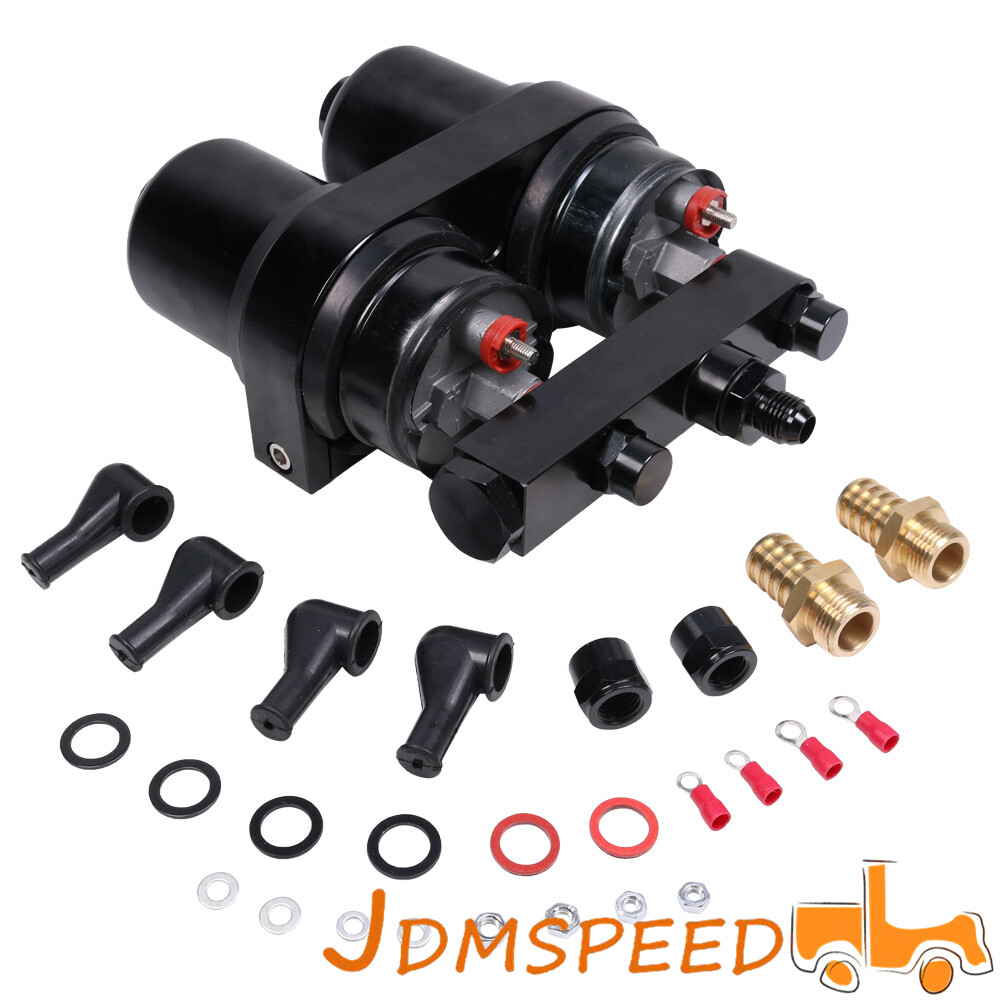 2PCS 300LPH External Fuel Pump 044 with Double Hole Fuel Pump Bracket 0580254044