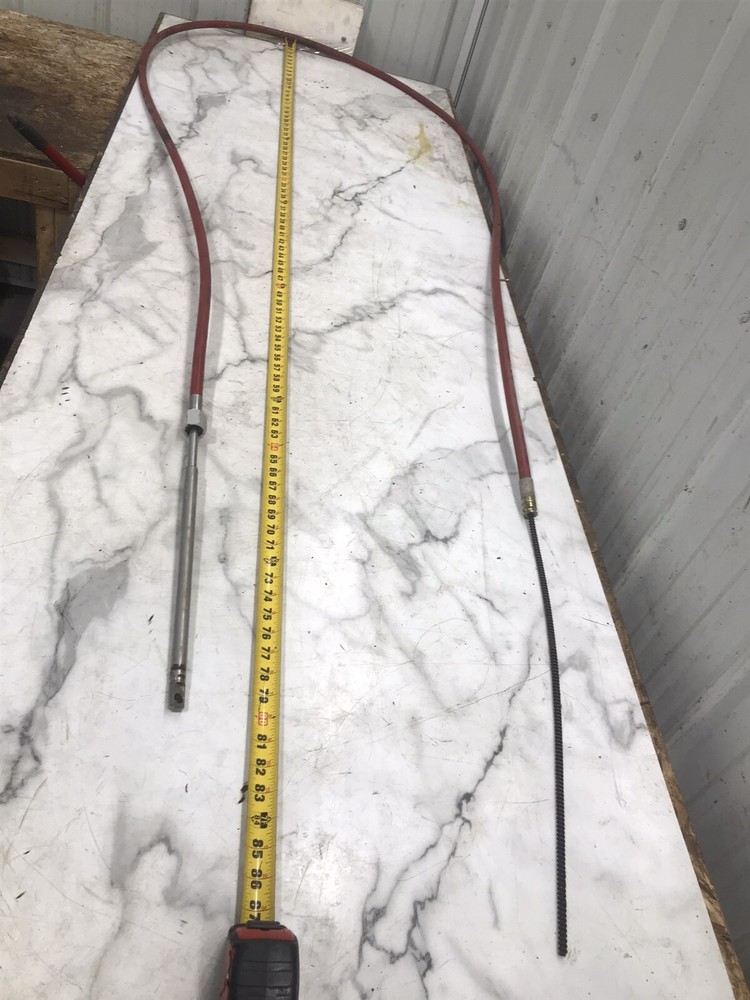 1985 Four Winns Boat Morse Rotary Steering Control Cable Replacement