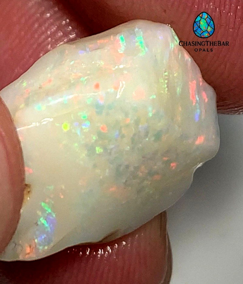 Multicolour Cystal Rough Australian Opal with Stunning Patterns and Colour Play