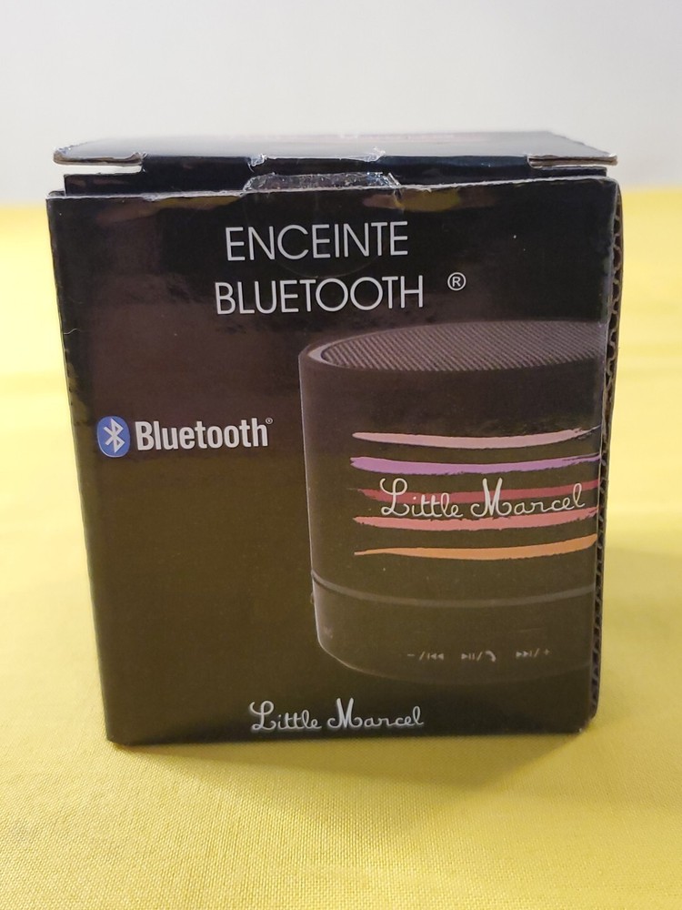 Little Marcel Luminous Lights Rechargeable Wireless Bluetooth Speaker  Open Box