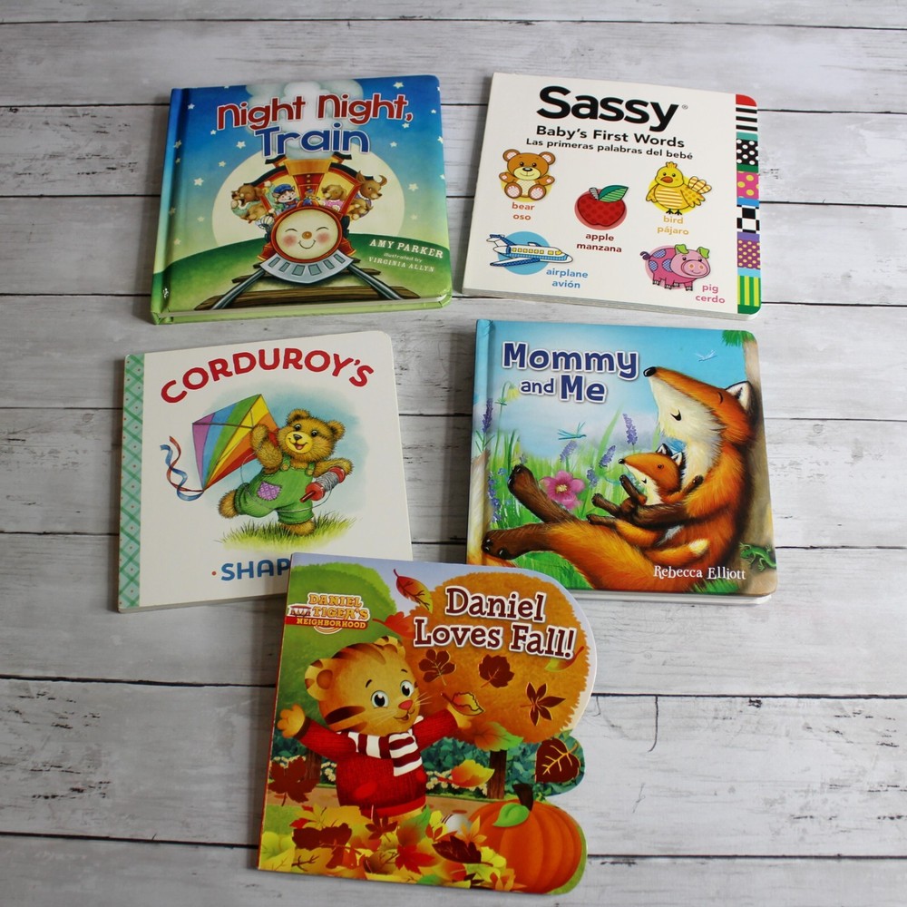 Infant Toddler Board Book Lot Hard Cover Children's Picture Books