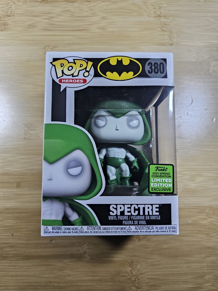 Funko POP! #380 DC Heros Spectre ECCC 2021 (Shared) Exclusive + Protector