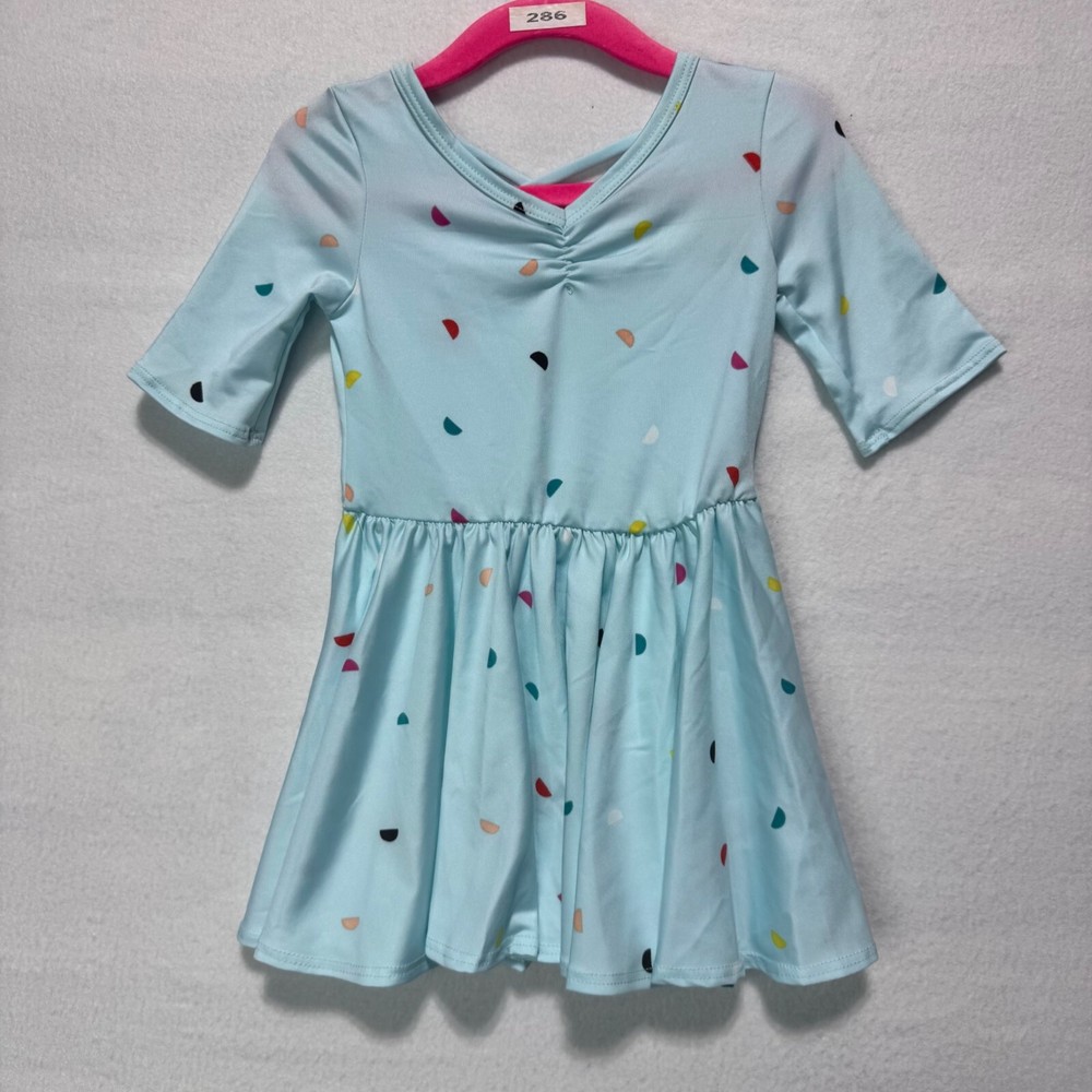 Dotdotsmile Girls Dress Size 12-24 Months NWT Floral Dot Design  