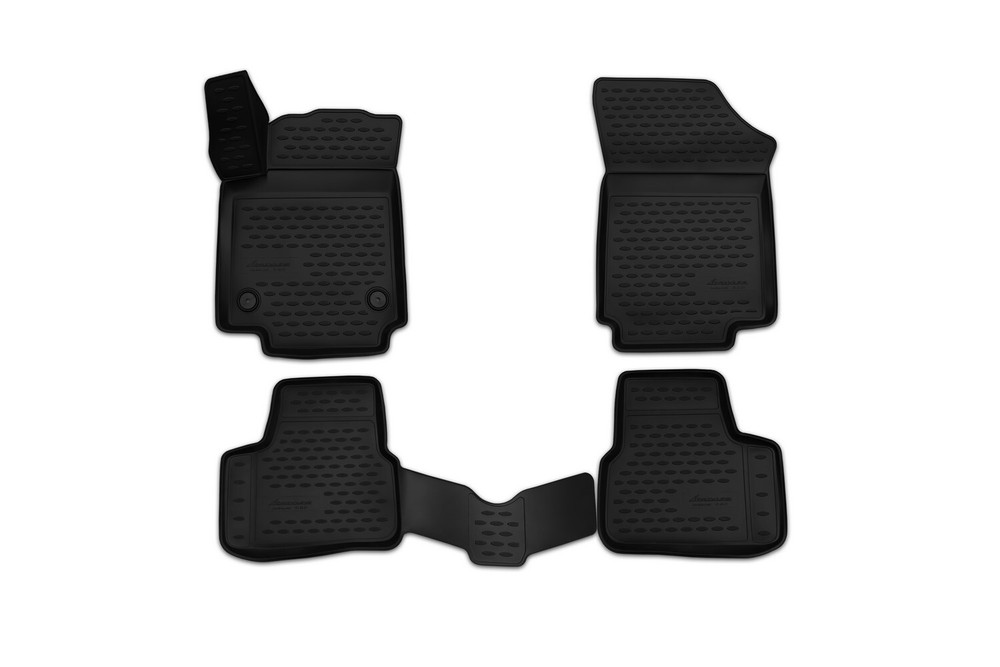 Tailored fit 3D floor mats for VW Up, 2011->, 4 pieces