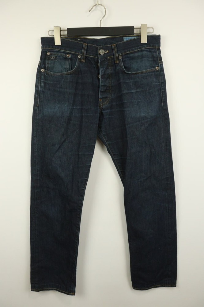 G-STAR RAW Denim 3301 STRAIGHT Blue Regular Jeans W32 / L32 Button Fly