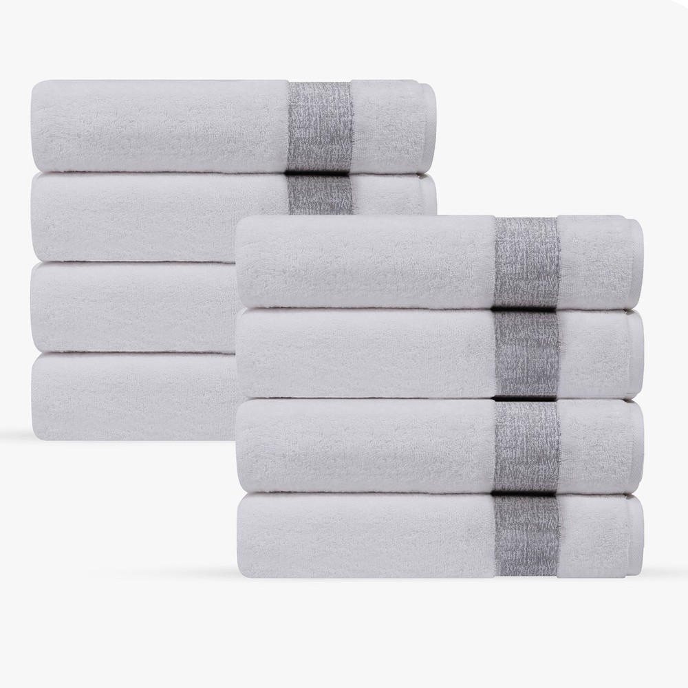 Pera 8-Piece Set of Premium Turkish Hand Towels