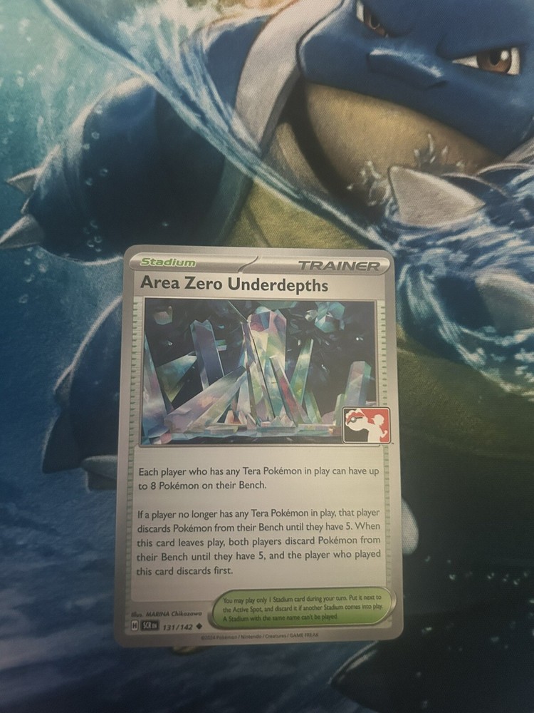 Area Zero Underdepths 131/142 Pokemon Prize Pack Series 6 Promo Card Non-Holo