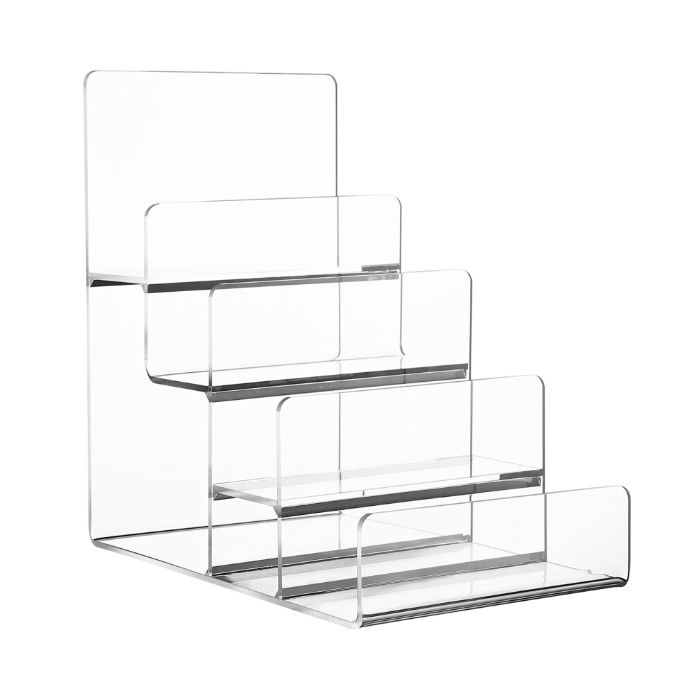 Gift Card Display Stand Case Trapezoid Larger Storage Capacity Rack Travel-image