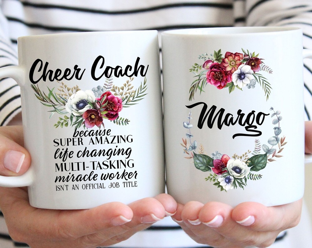 Personalized Cheer Coach Gift For Women L Cheerleading Coach L Thank You