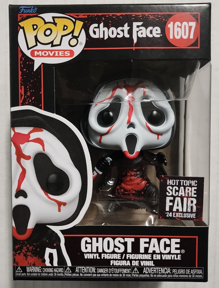 Funko Pop! Ghost Face #1607 Bloody Scare Fair Exclusive W/ Protector