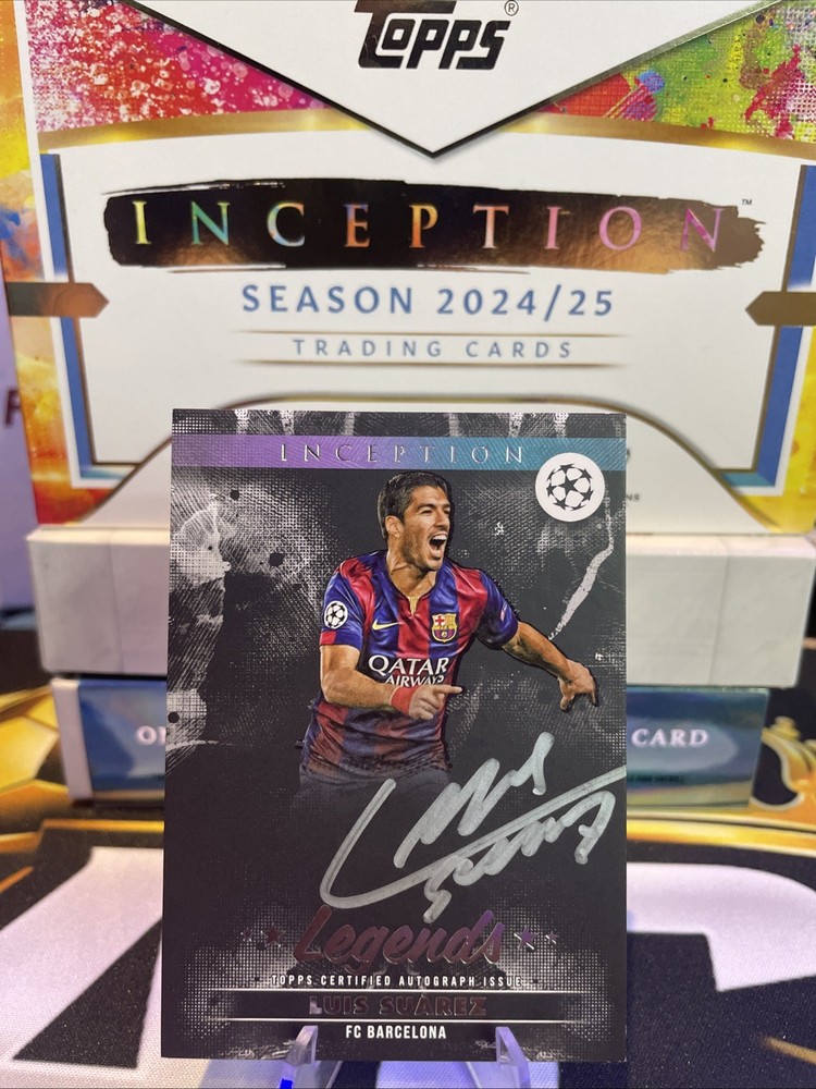 Topps Inception 2024/25 UCC Luis Suarez - Silver Signings On Card Auto Barcelona