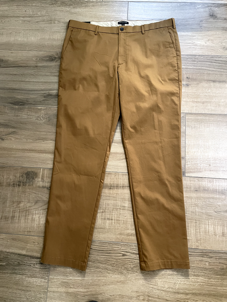Banana Republic Pants Mens 42x36 Brown Core Temp Slim Fit Business Casual Chino
