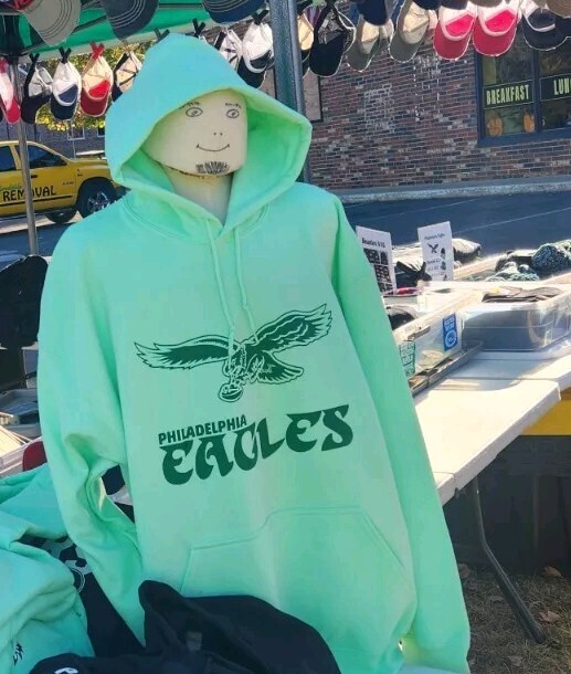 Philadelphia Eagles Throwback Mint Green Hoodie XL GO BIRDS!