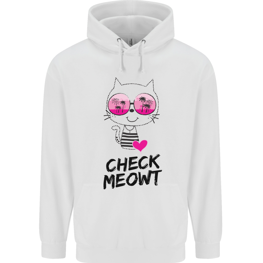Check Meowt Mens 80% Cotton Hoodie