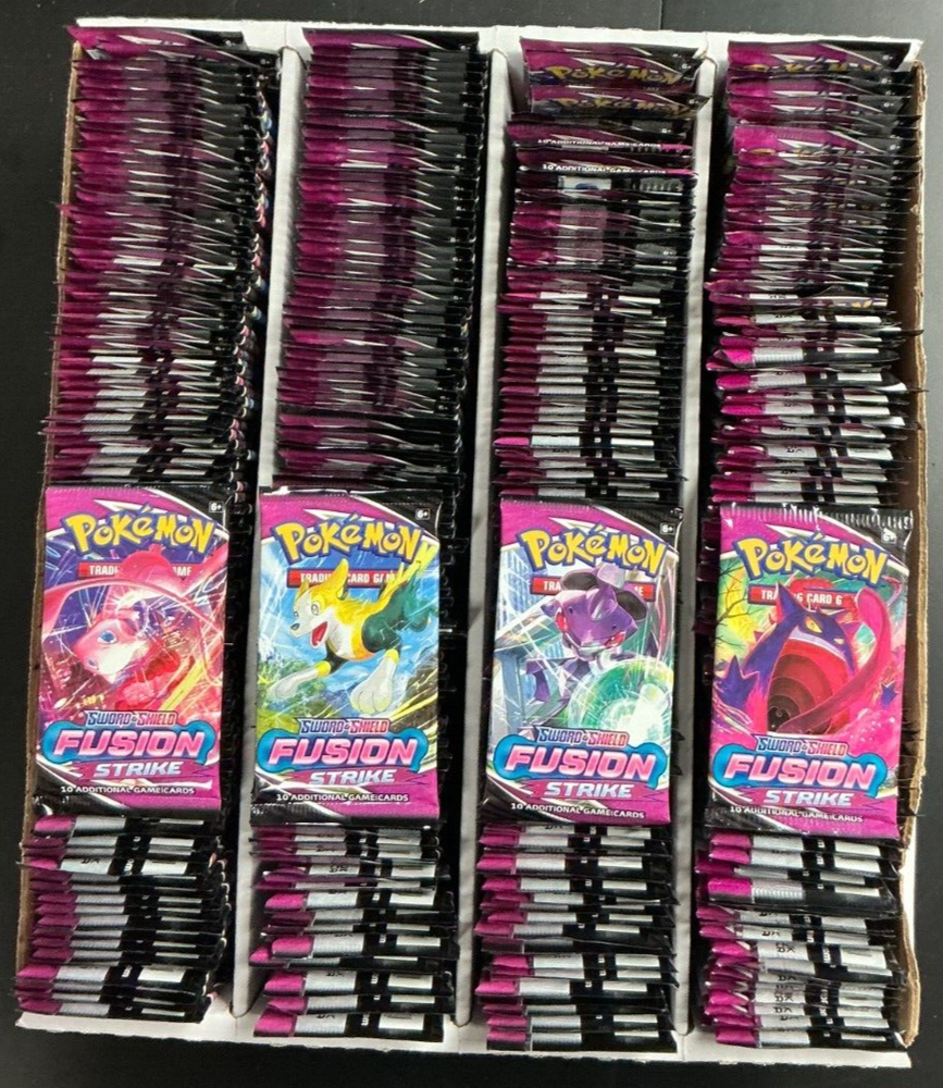 LOT x36 Pokemon FUSION STRIKE New/Sealed Booster Pack Box Equivalent UNWEIGHED