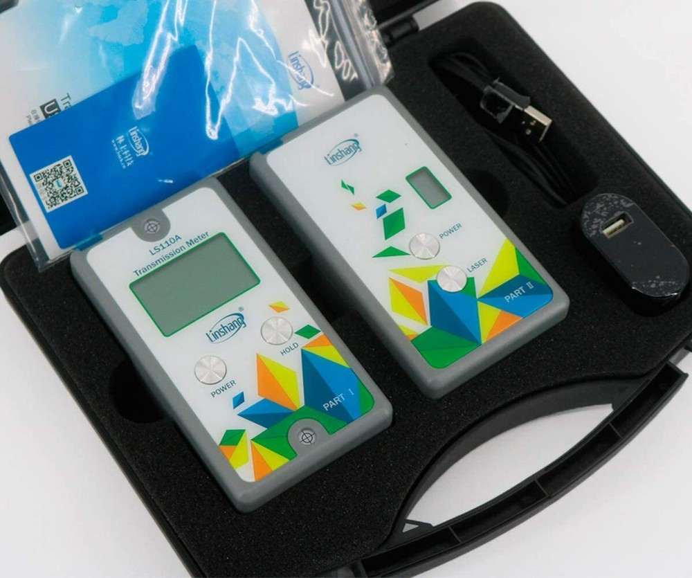 Split Window Tint Meter Transmission Measurement for Glass Film Front Windshiled