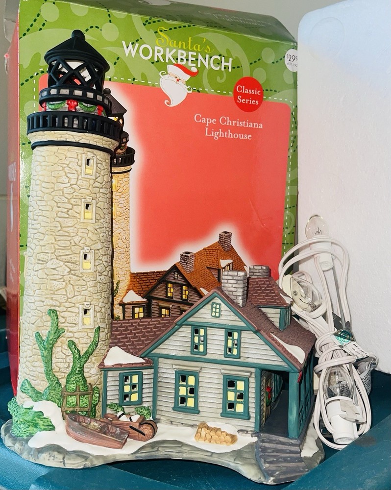 VTG-Santa's Workbench Collection Victorian Series  CAPE CHRISTIANA LIGHTHOUSE