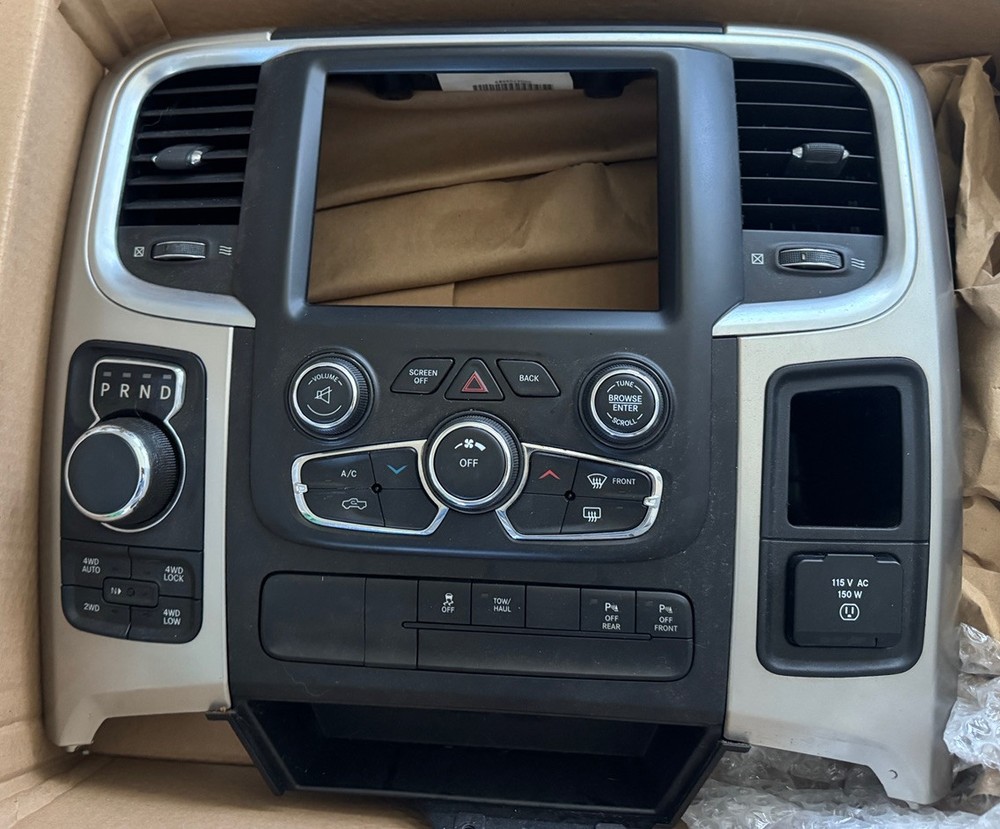 💥2013 - 2018 Dodge Ram 1500 Center Dash Radio Panel Bezel Trim A/C controls