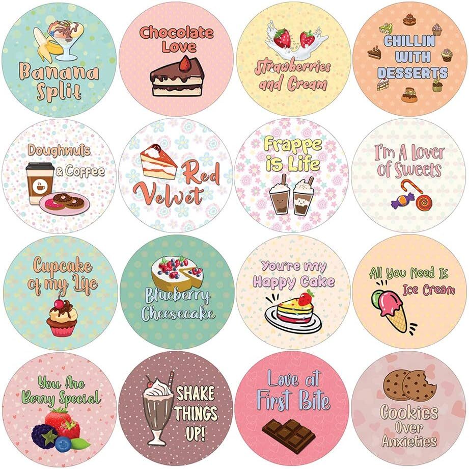 20 Sets of 16 Funny Shopaholic Quote Stickers for Endless Fun