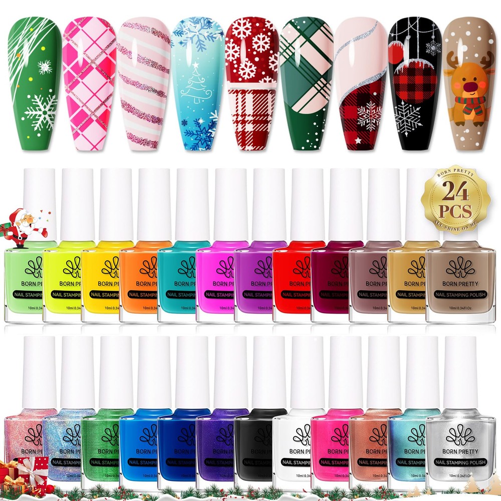 Holographic Chameleon Nail Art Stamping Polish for Stunning Fingernail Designs