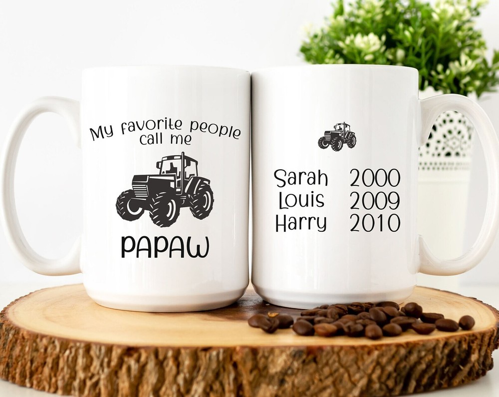 Papaw Mug Grandpa Gifts From Grandkids Papa Mug Gifts For Papa From Grandkids