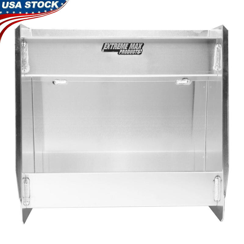 Lightweight 2-Shelf Aluminum Garage Tool Cabinet Open Storage Organizer