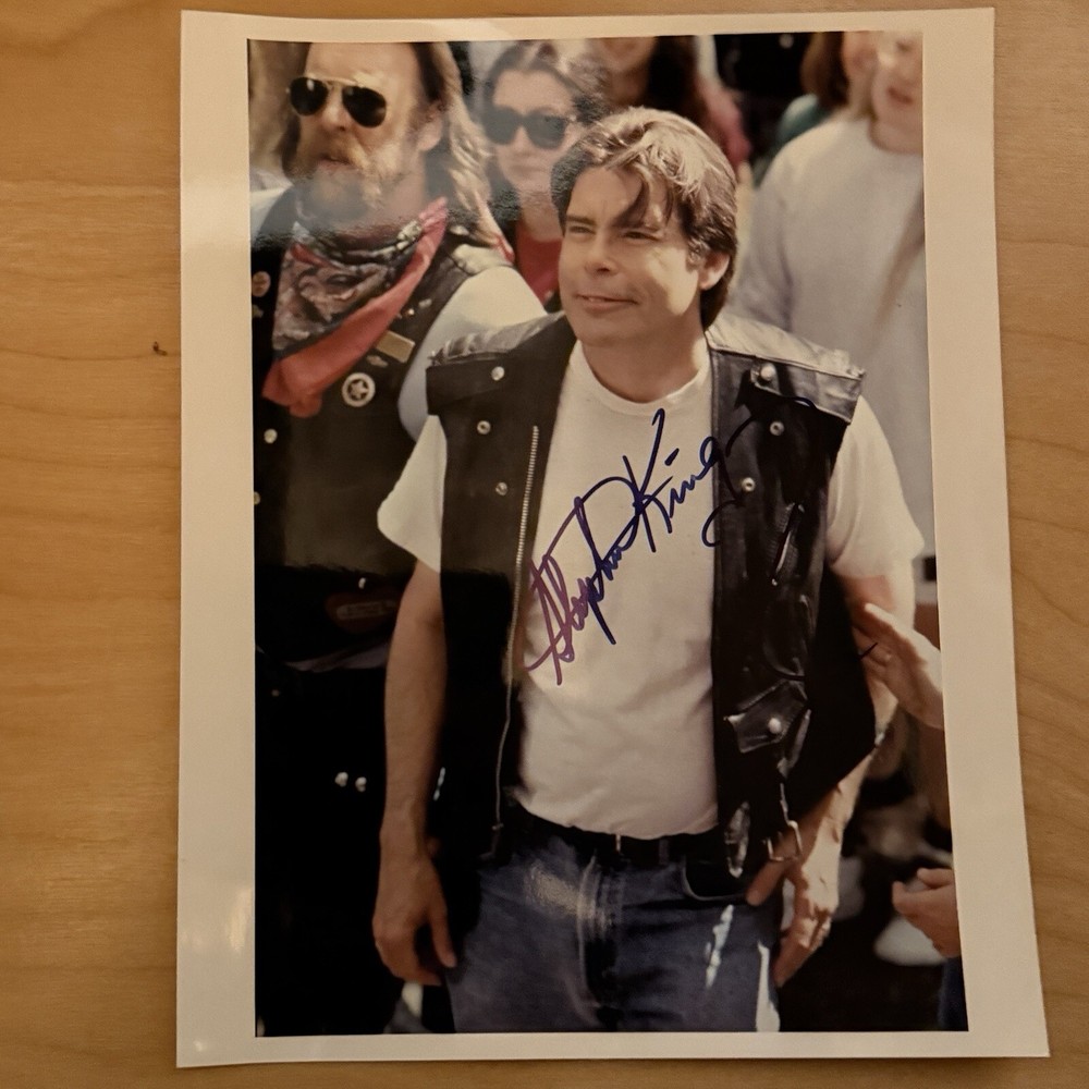 Stephen King Author Rare Signed 8x10