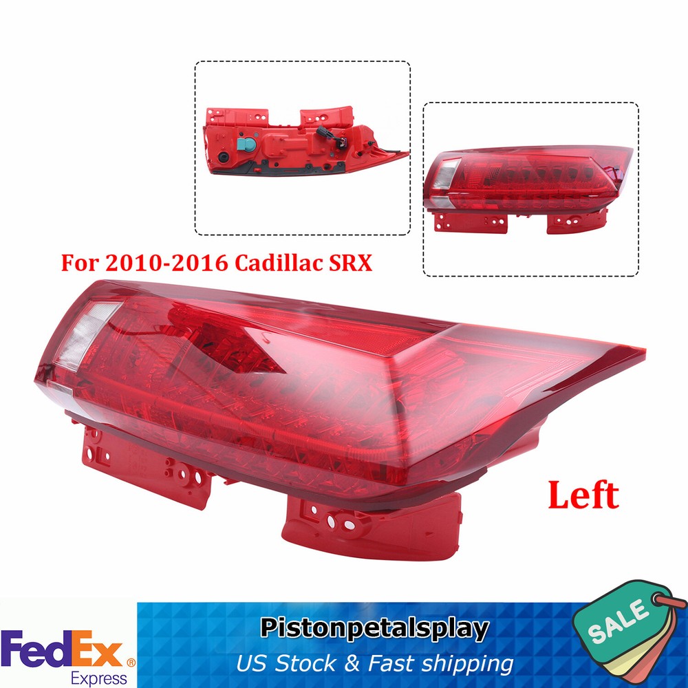 LED Tail Light Left Driver Side Rear Lamp Fits For Cadillac SRX 2010-2016