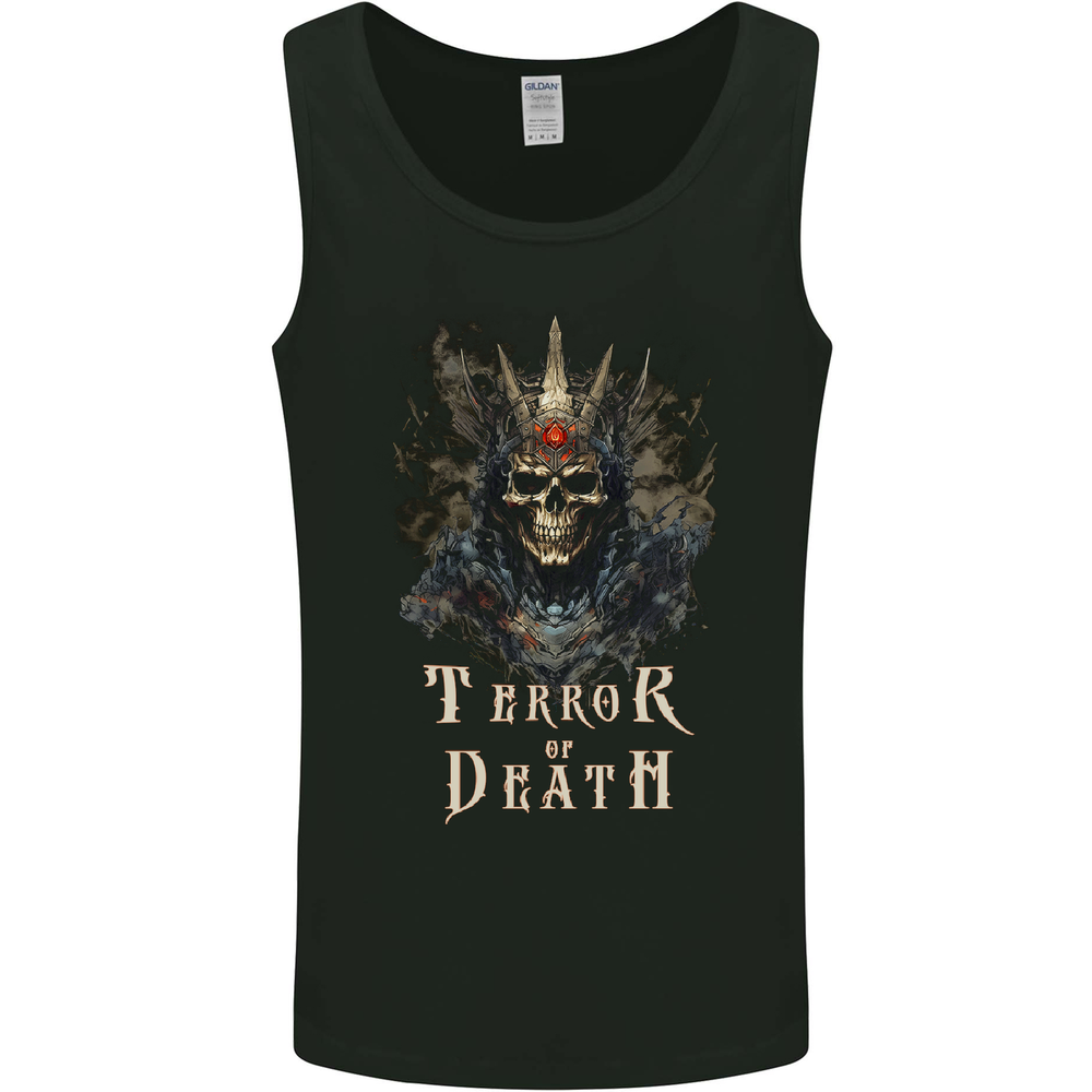 Terror of Death Skull Demon Mens Vest Tank Top