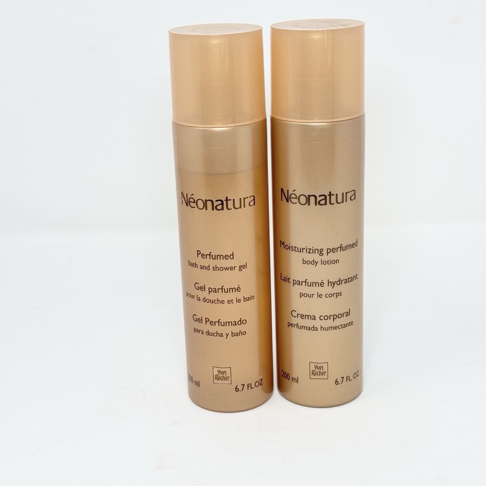 Yves Rocher Neonatura Cocoon Perfumed Shower Gel & Body Lotion Set Low Level