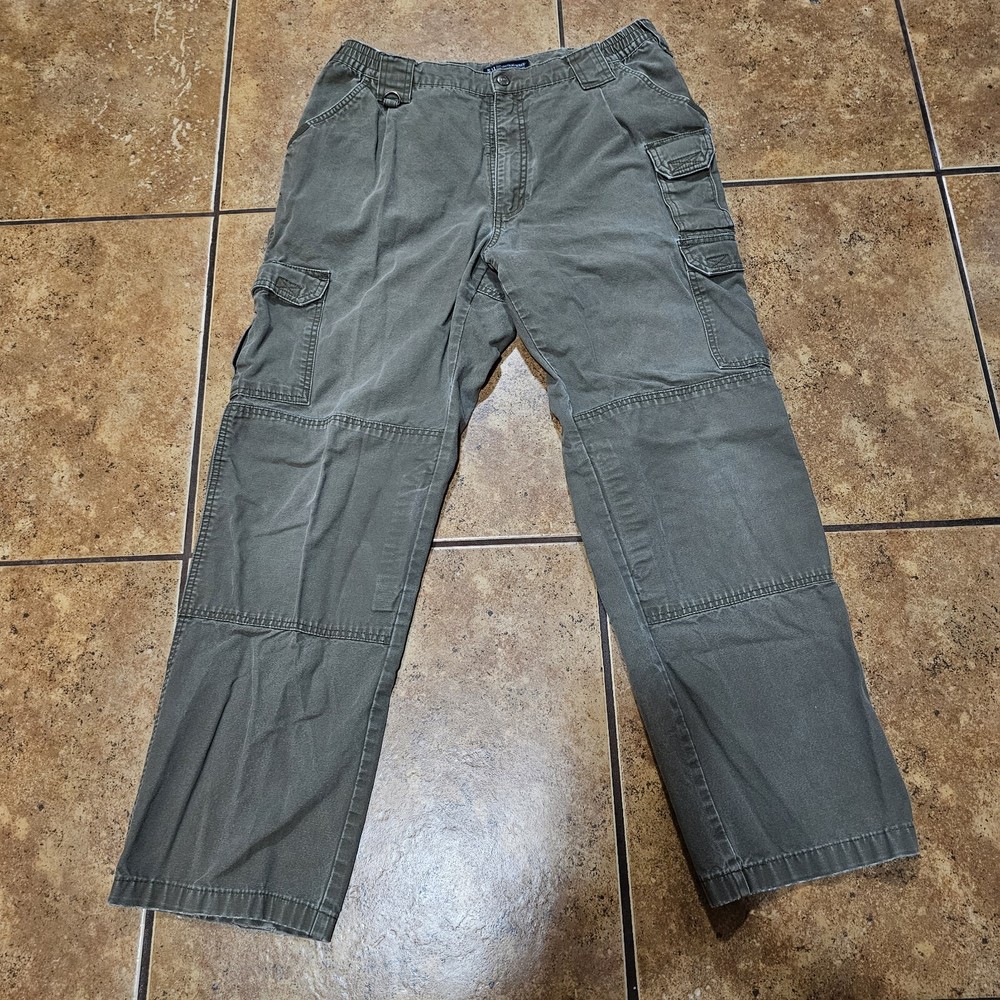 511 Tactical Cargo Pants Mens Rip Stop Canvas Army Green Size 36x31