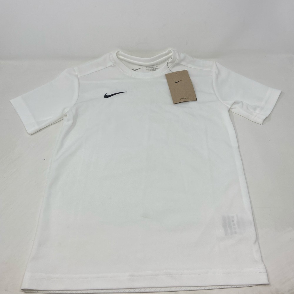 Nike Youth Park VII Dri-FIT Short Sleeve Soccer Jersey - White, Size S