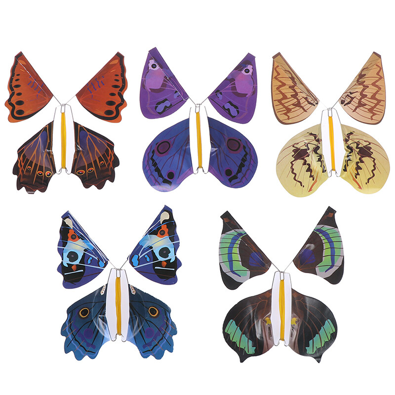 5-Piece Mystical Butterfly Magic Props for Card Tricks and Surprises