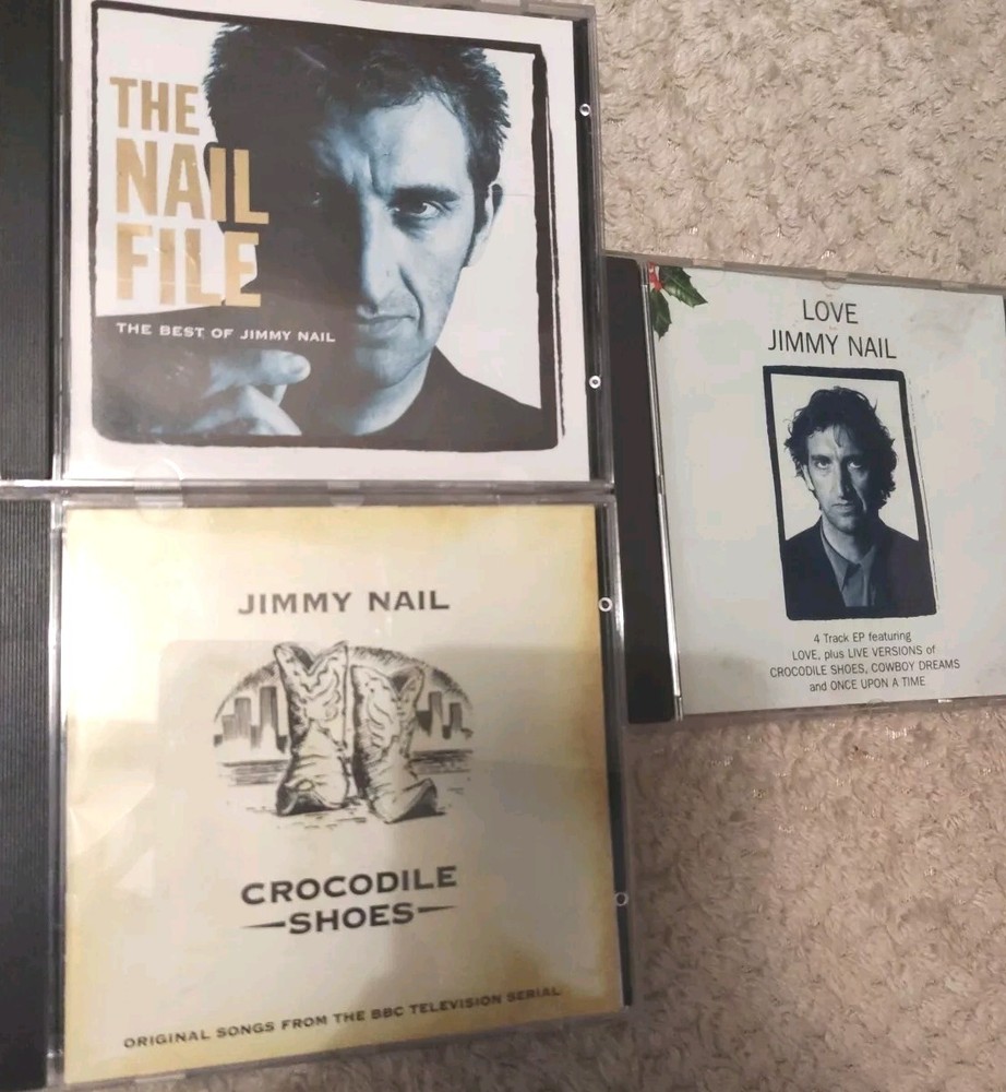 Jimmy Nail CD Bundle The Nail File: The Best Of 1997 Crocodile Shoes Love GC🌀🌀