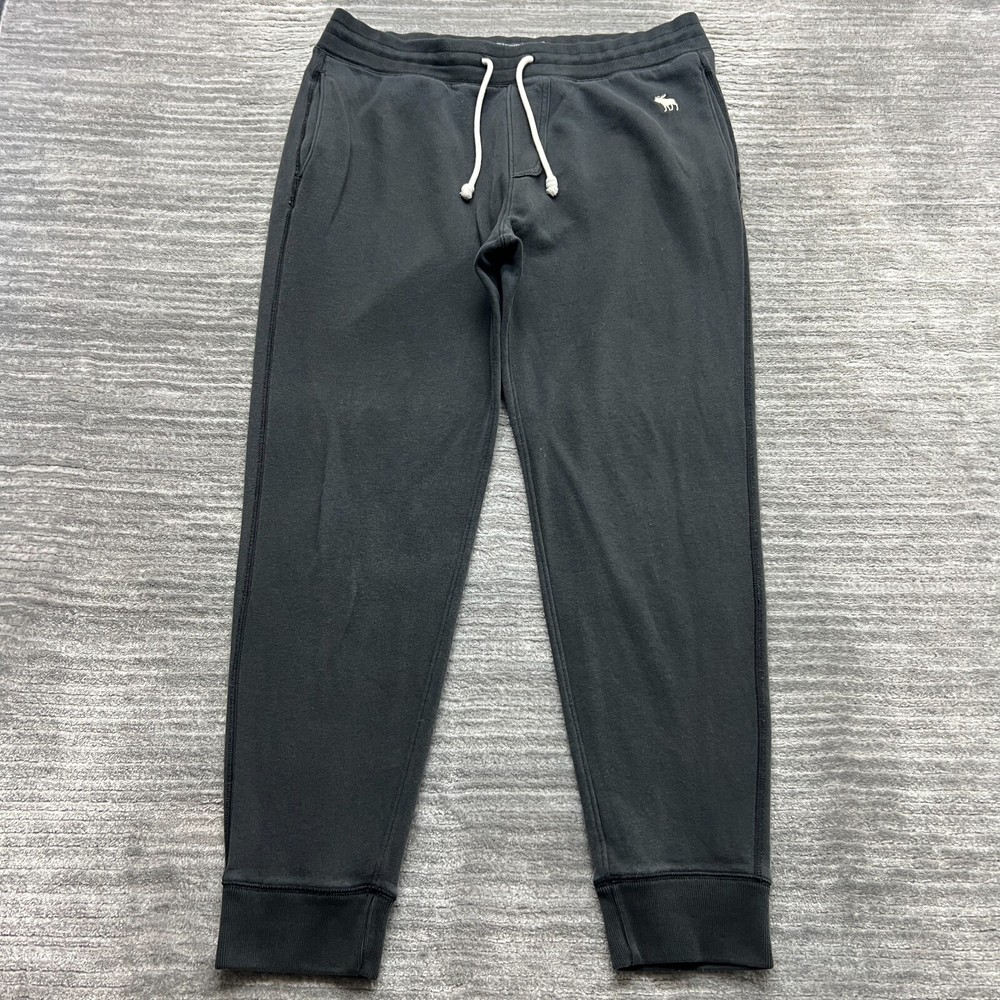 Abercrombie & Fitch Mens Large Gray Sweatpants for Jogging Gym Workout and Training
