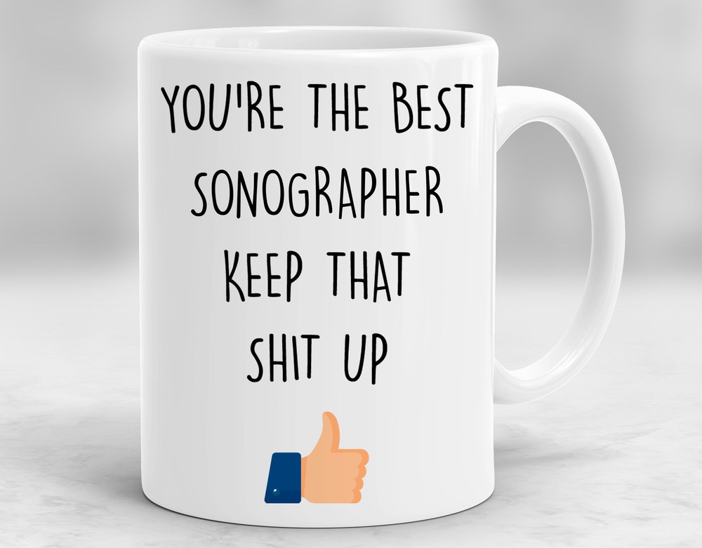 Sonographer Gift Mug Ultrasound Tech Present Coffee Cup P555