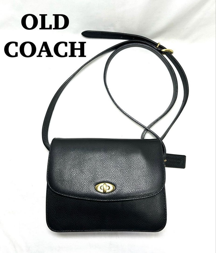 Vintage Coach 4400 Madison Spence Black Leather Shoulder Bag