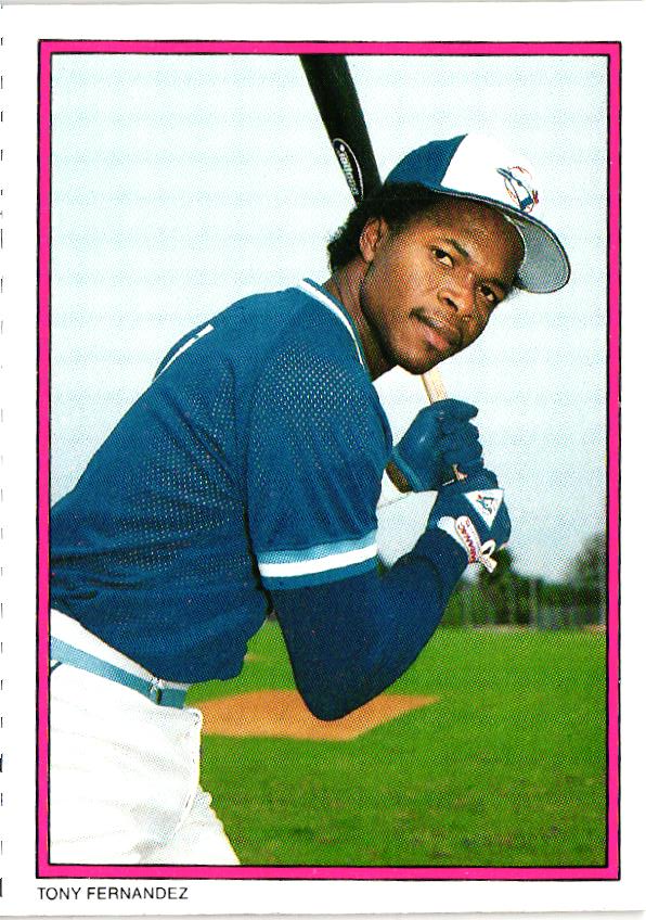 1988 Topps Glossy All-Star Mail-In Edition #15 Tony Fernandez