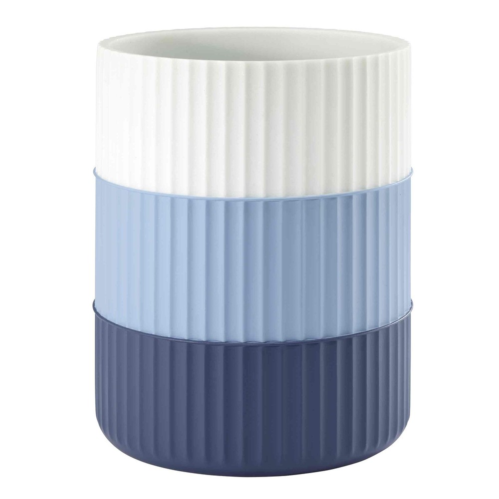 Bathroom Accessories Clubhouse Collection, Wastebasket, Blue
