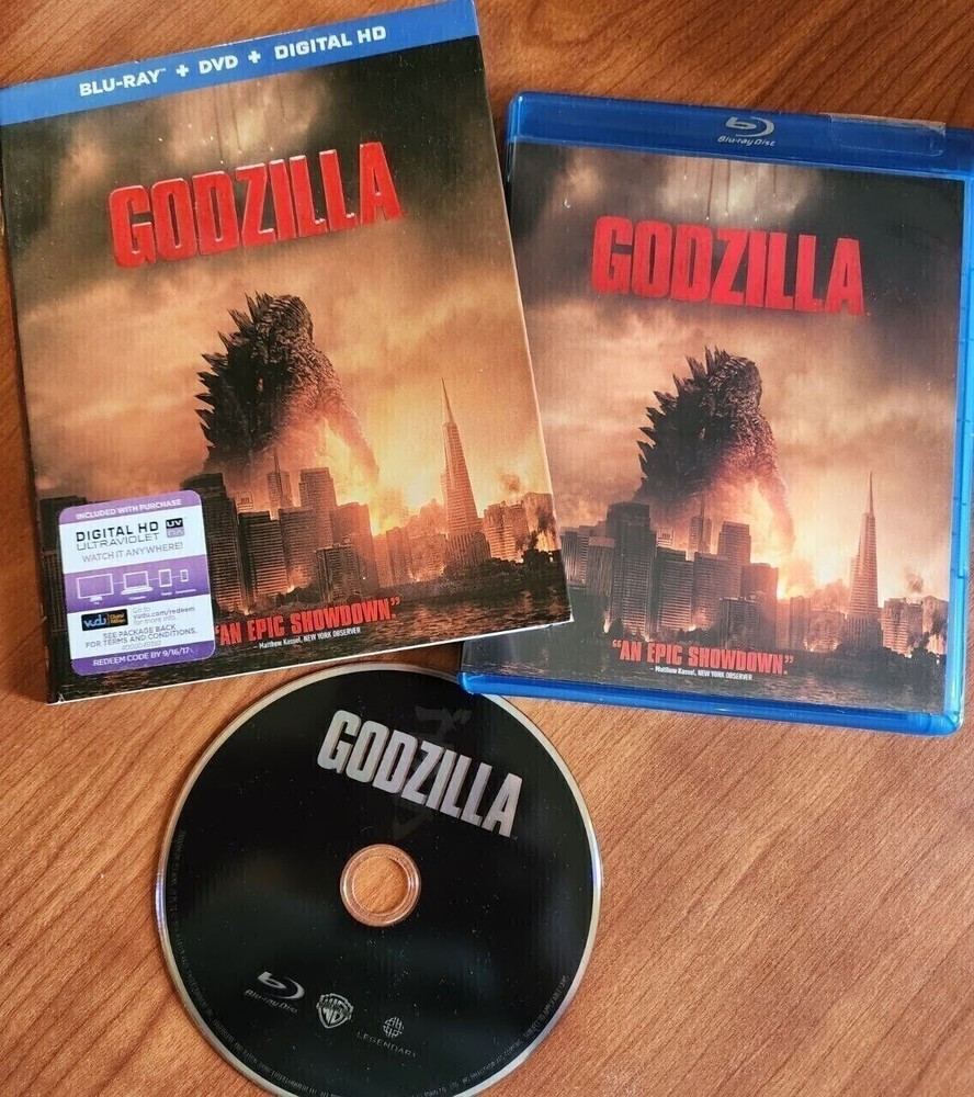 GODZILLA (Blu-ray, 2014) 1 disc