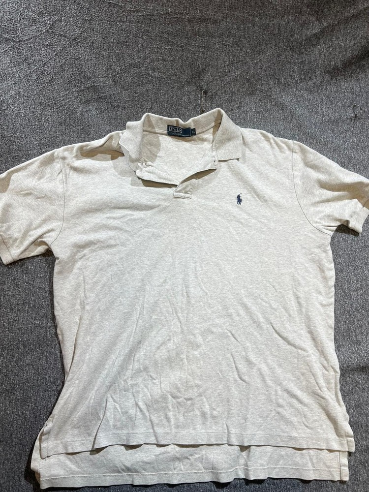 Men's XL Gray Regular Fit Short Sleeve Polo Shirt with Logo