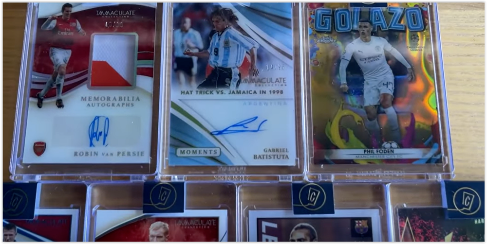 Soccer Mystery Pack with Autographs, Numbered Cards, Parallels, Inserts & Base Cards