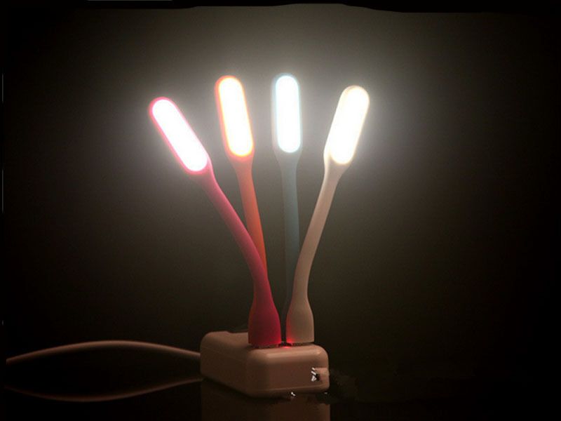 Mini Random Color Keyboard Light Portable USB Lamp for Car Interior Night Use B-0095