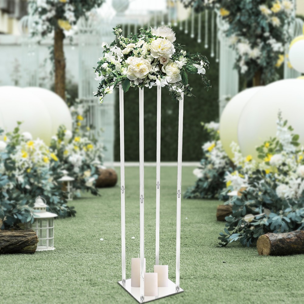Clear Acrylic Flower Stand 39